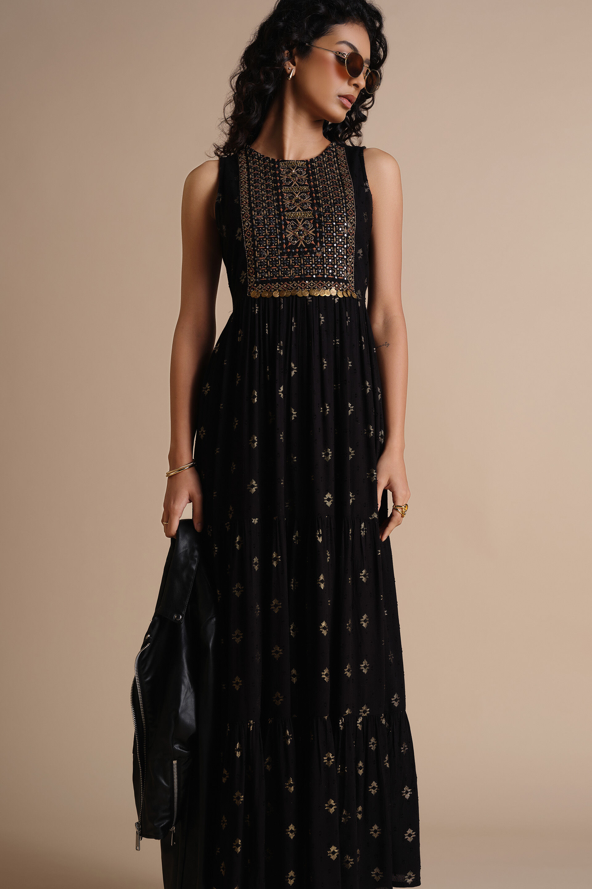 Sitara Sky Maxi Gown, Black, image 5